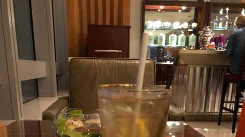 Join me for drinks in the lounge? I snapped a photo of a recent lounge visit before hopping on the plane.